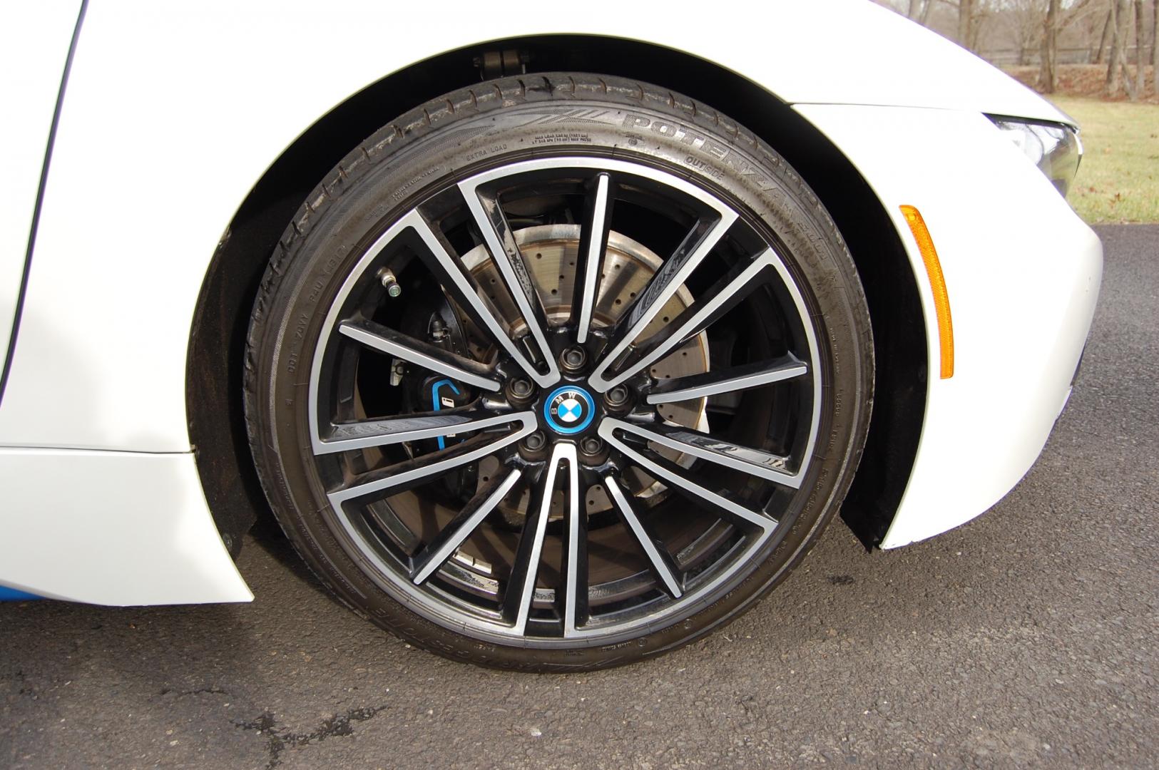 2019 White /Brown Leather BMW i8 (WBY2Z4C50KV) with an 3 cylinder Turbo/ Electric drive engine, Automatic transmission, located at 6528 Lower York Road, New Hope, PA, 18938, (215) 862-9555, 40.358707, -74.977882 - Here we have a beautiful looking and driving 2019 BMW i8 with 7,497 miles. This BMW has a 3 cylinder turbo gas engine with electric motors putting power to all four wheels via an automatic transmission. The interior offers brown leather, keyless entry, cruise control, tilt steering wheel, power wind - Photo#33